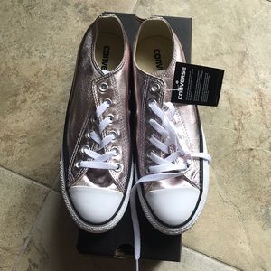 Rose gold converse